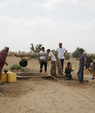 Un puits à Abs dans le gouvernorat d’Hajjah. Gonzalo Martinez
