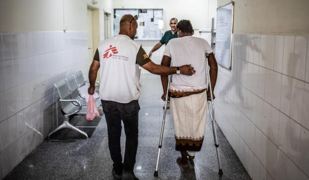 MSF Aden trauma hospital, Yémen, december 2019
