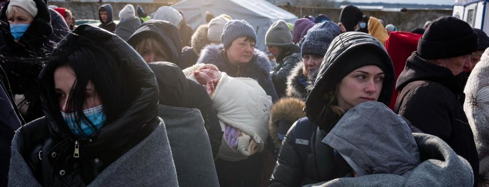 Ukrainian refugees in Palanca