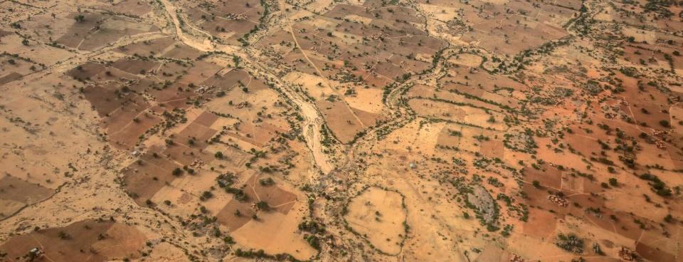 Vue aérienne de l’État de Katsina, Nigeria, juin 2022.