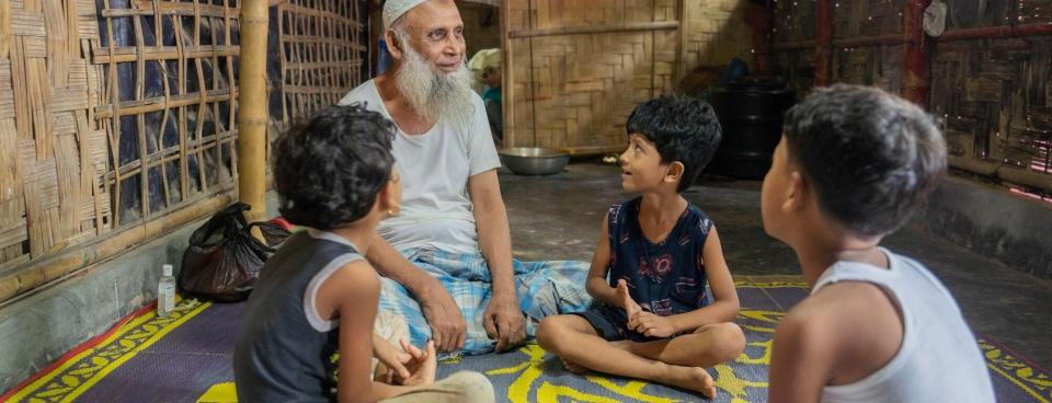Mohamed Hussein a fui le Myanmar en 2017, il vit désormais à Cox's Bazar