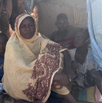 Amal, displaced person in the Tawila camp