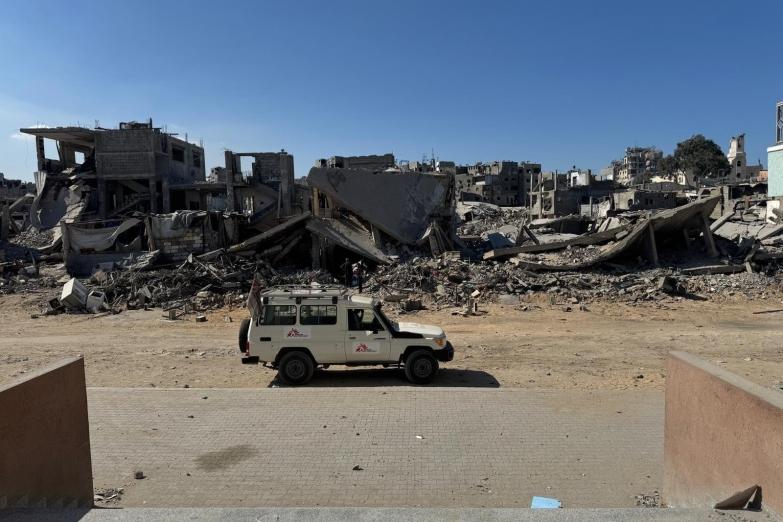 MSF resumed its activities in Gaza City