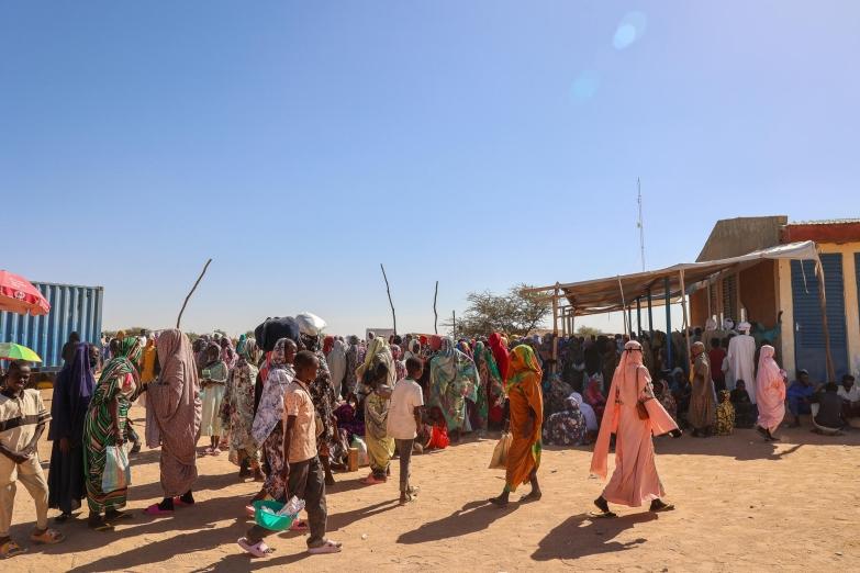 Sudanese refugees from El Fasher in Chad
