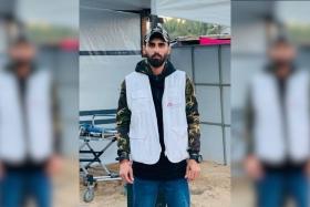 Abdullah était hygiéniste avec MSF, il a été tué par les forces israéliennes alors qu'il tentait de récupérer des sacs de farine sur un camion d'aide humanitaire, le 3 juillet 2025, Gaza.