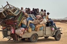 Des personnes déplacées atteignent la localité de Tawila. Elles viennent principalement d'El Fasher et des camps environnants tels que Zamzam et Abu Shok. L'extrême violence, les bombardements répétés, l'inflation et les pénuries alimentaires sont les principales raisons de leur déplacement.