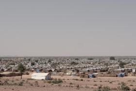 Vue du camp de réfugiés d'Aboutengue, au Tchad