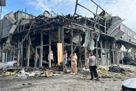 Pavlohrad attack on shopping mall - 10 September