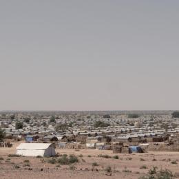 Vue du camp de réfugiés d'Aboutengue, au Tchad
