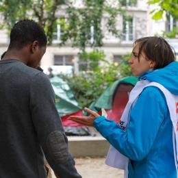 Camp de mineurs non accompagnés à Paris