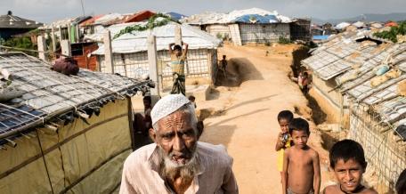 Dans les camp de réfugiés rohingyas de Kutupalong à Cox’s Bazar, au Bangladesh.