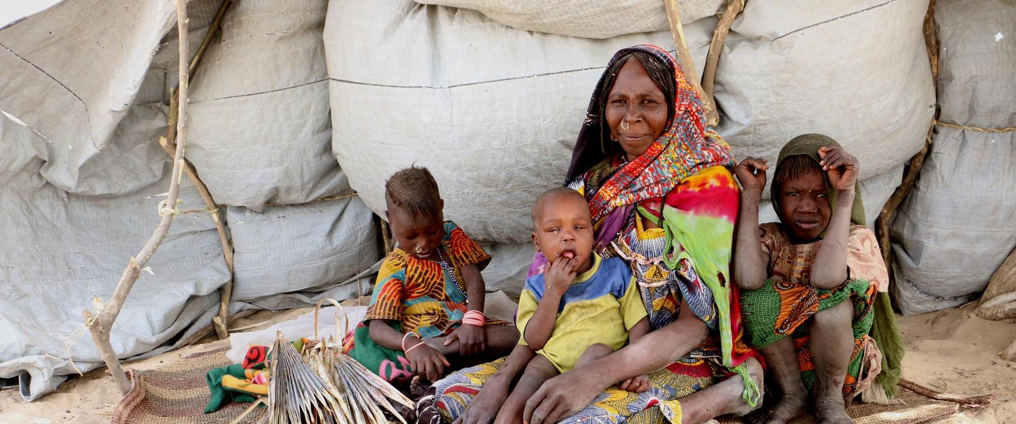 Environ 250 familles vivent actuellement dans des conditions précaires sur les rives du lac de Koulkimé, au Tchad.