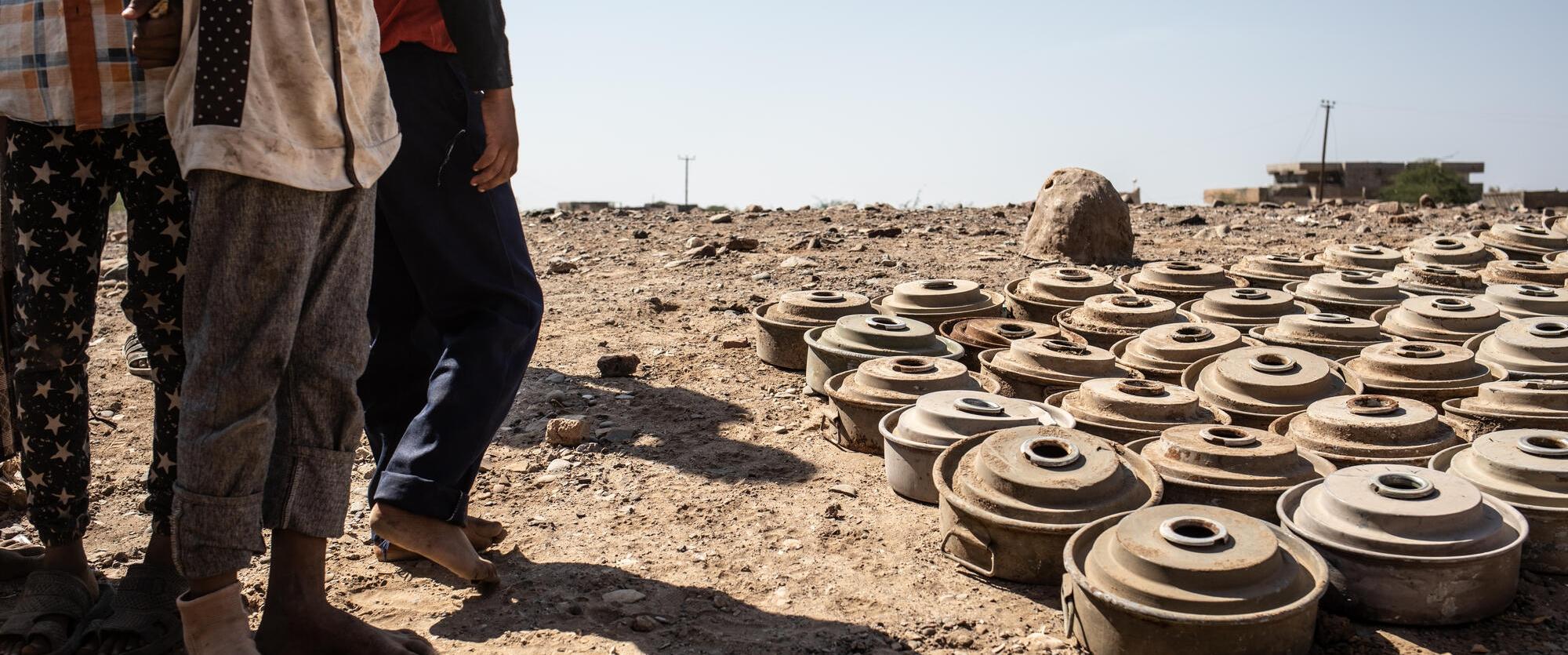 Landmines in Taiz and Hodeidah governorates