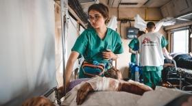 A bord du train MSF en Ukraine : « Voyage après voyage, vous avez une idée de l'ampleur de la souffrance »