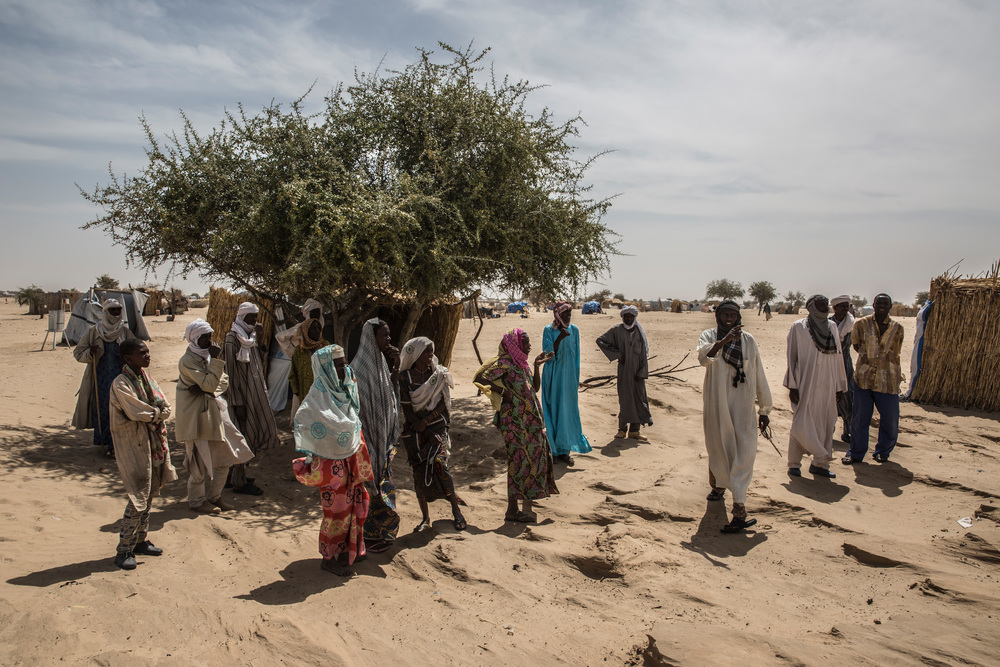 Idi Baidou est le chef d’une communauté composée de plus de 1000 familles. © Juan Carlos Tomasi/MSF