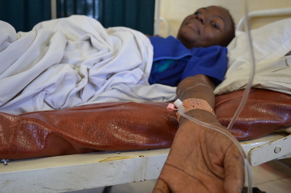 Elysée, patiente séropositve du centre MSF du Kabinda