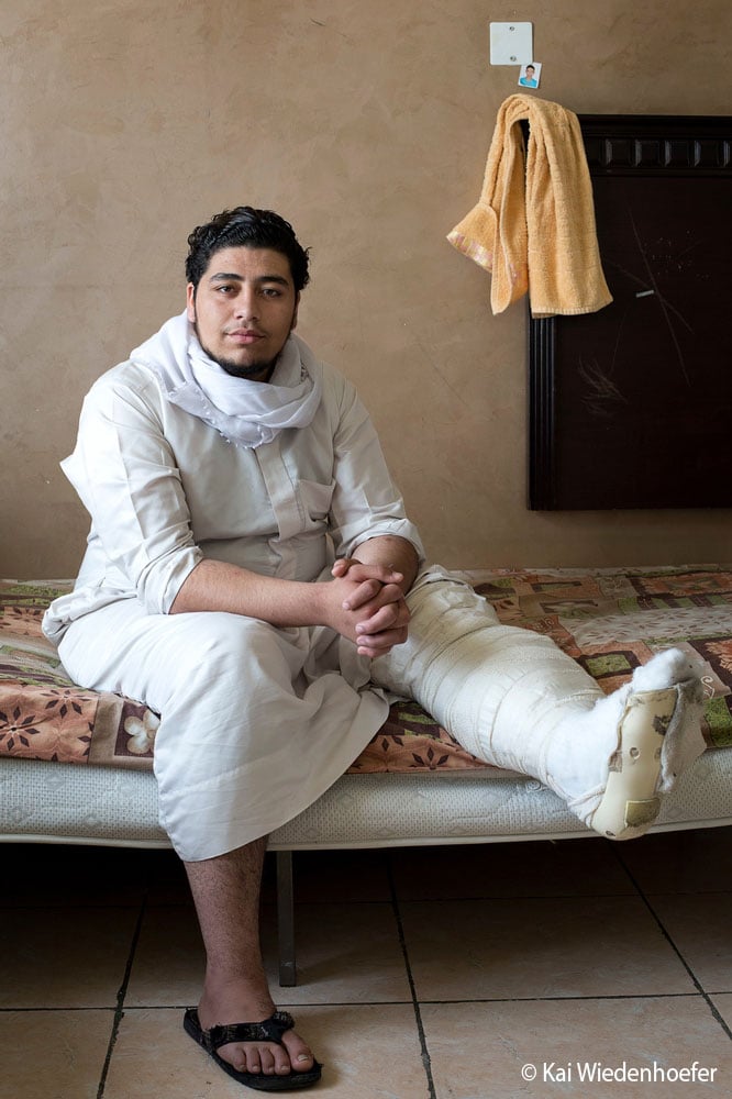 Raeed, réfugié de Syrie et patient de MSF à Amman en Jordanie
