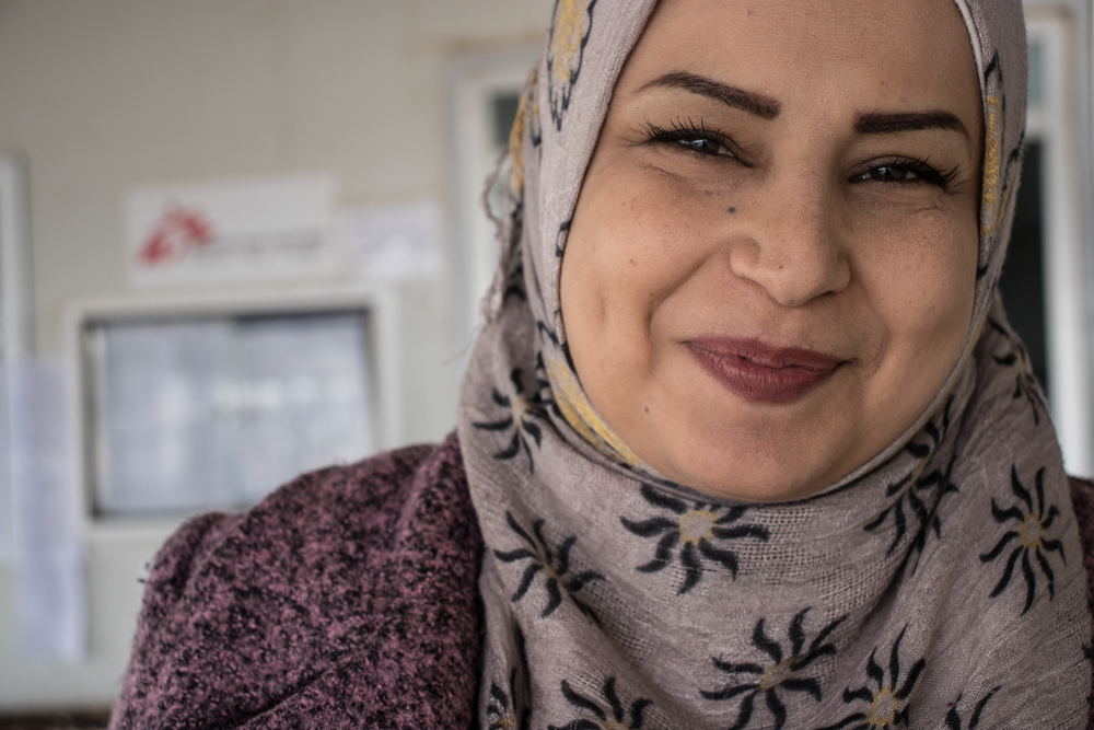 Abla Ali, sage-femme syrienne. © Sacha Myers/MSF