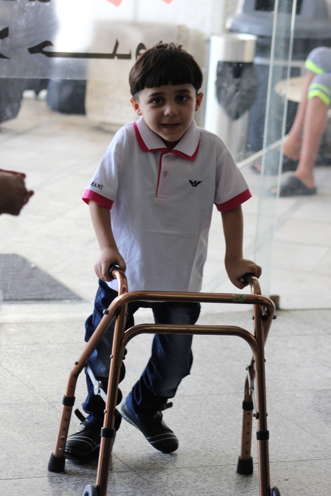 Mustafa, 4 ans, originaire de Deir es-Zor en Syrie