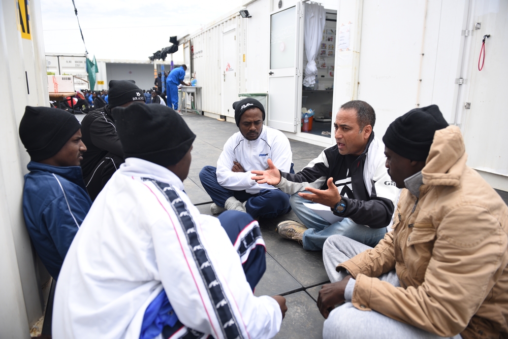 Ahmad al rousan bateau et migrants juin 2016 sara creta msf 