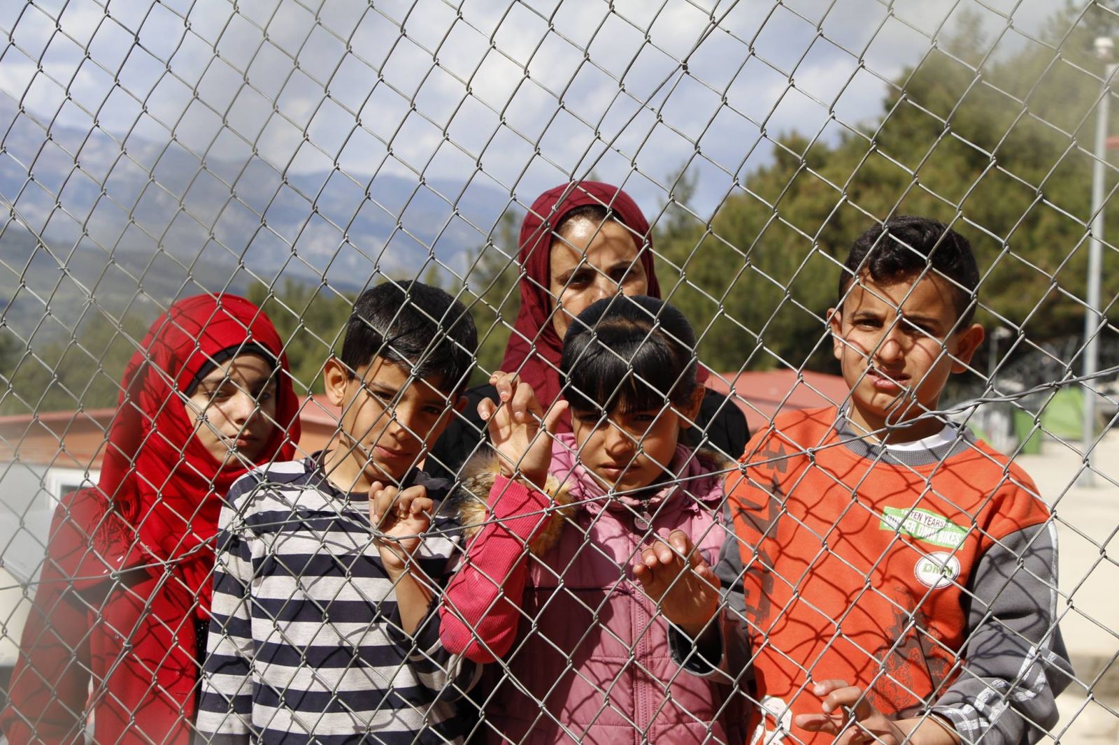 Khadija, réfugiée syrienne de 42 ans, dans le hotspot de Samos. © Mohammad Ghannam/MSF