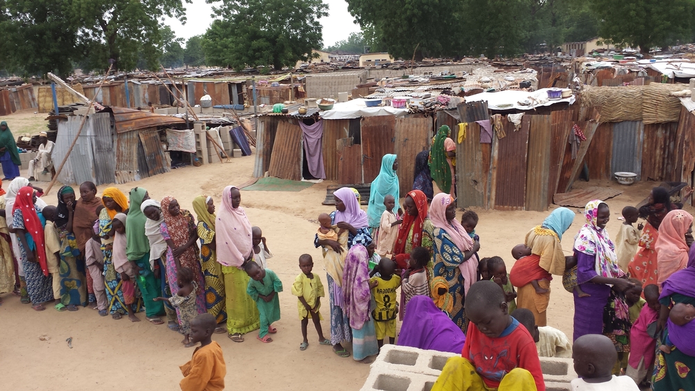 Le camp de Bama, en juillet 2016. © Claire Magone/MSF