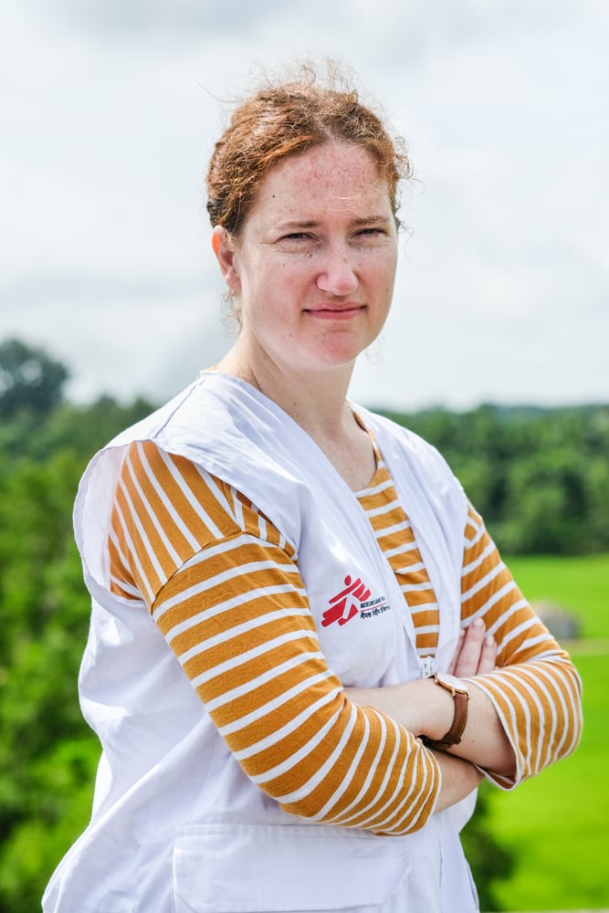 Kate White, coordinatrice médicale d’urgence pour Médecins Sans Frontières au Bangladesh