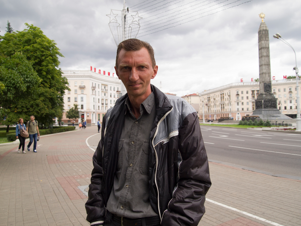 Yury, premier patient du programme de traitement de la tuberculose de MSF au Belarus à terminer son traitement.