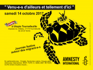 AFFICHE AMNESTY UTOPIA jaune